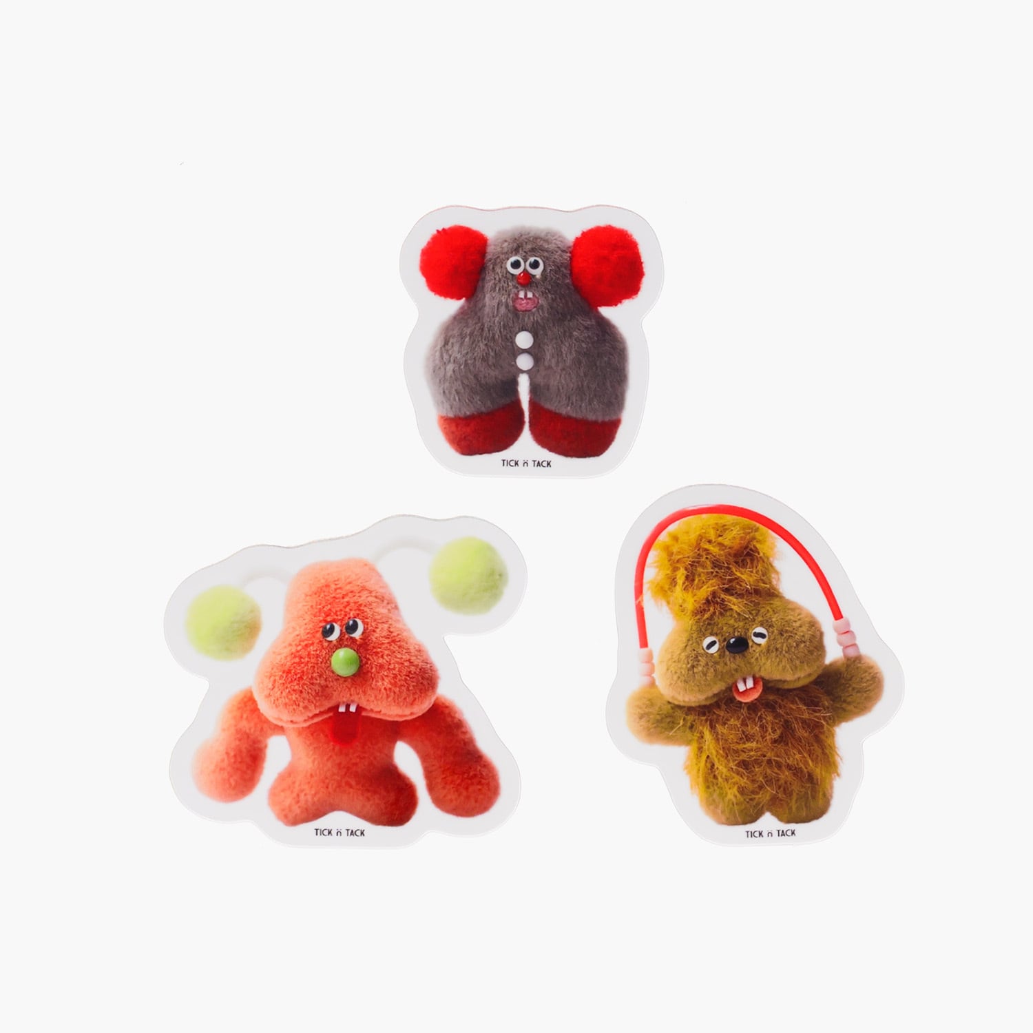 おつおつ　アイコンぬい+ステッカー7種 エンスカイ おぱんちゅうさぎ ダイカットステッカーミニ /第2弾 全6種