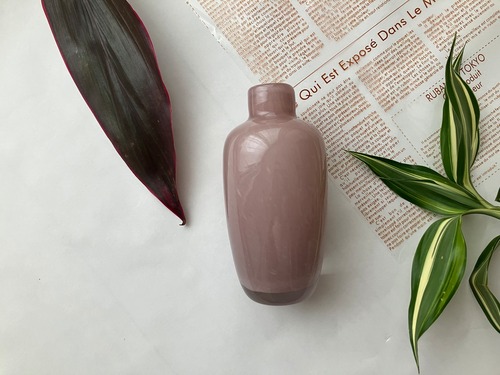 【即納】ミルキーガラスフラワーベース　SHE1516204