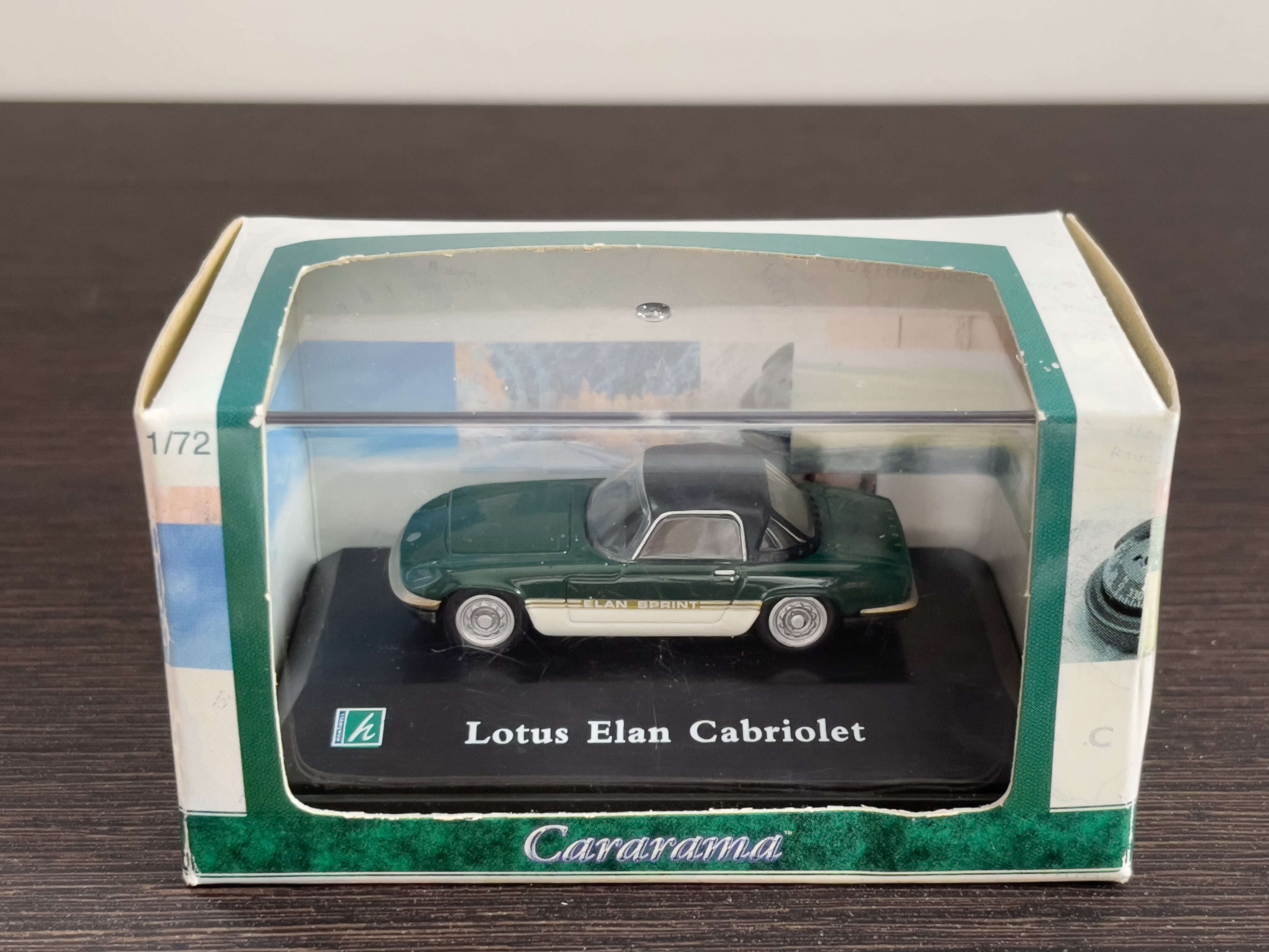 ミニカー HONGWELL Cararama Lotus Elan Cabriolet 緑 1/72