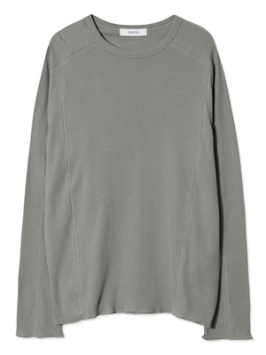[IGNOTA] CORE:14 CUT LONG SLEEVE (KHAKI GREY) 正規品 韓国ブランド 韓国通販 韓国代行 韓国ファッション イグノタ 日本 店舗