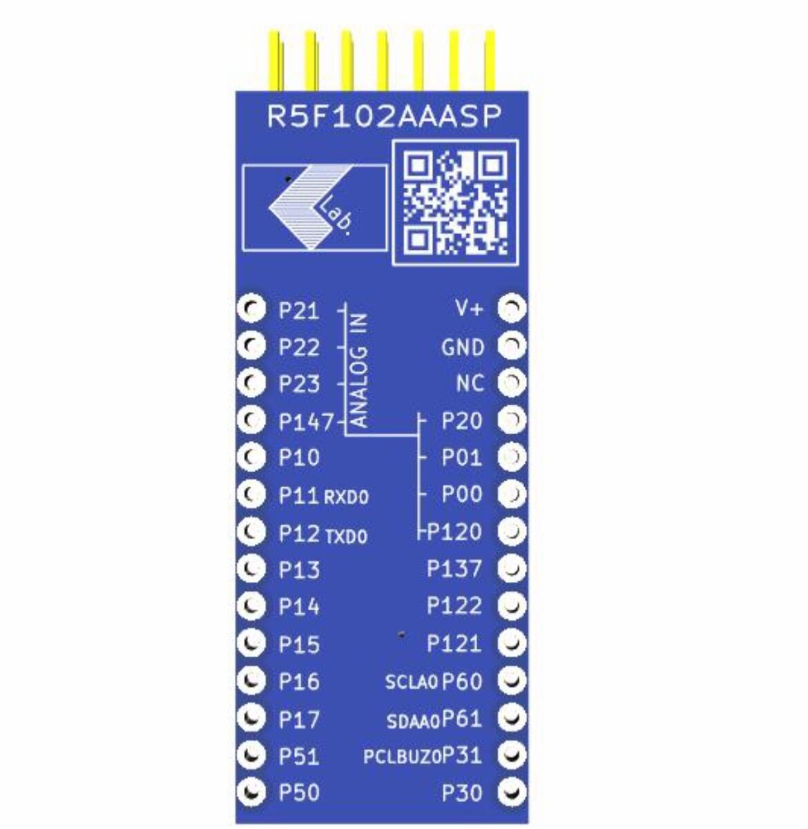 ルネサスRL78/G12シリーズ搭載 マイコンボード (KSL-MOUSE-CPU-V1.1
