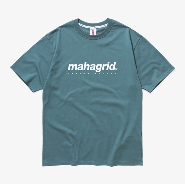 [MAHAGRID] BASIC LOGO TEE GREEN 正規品 韓国 ブランド 半袖 T-シャツ