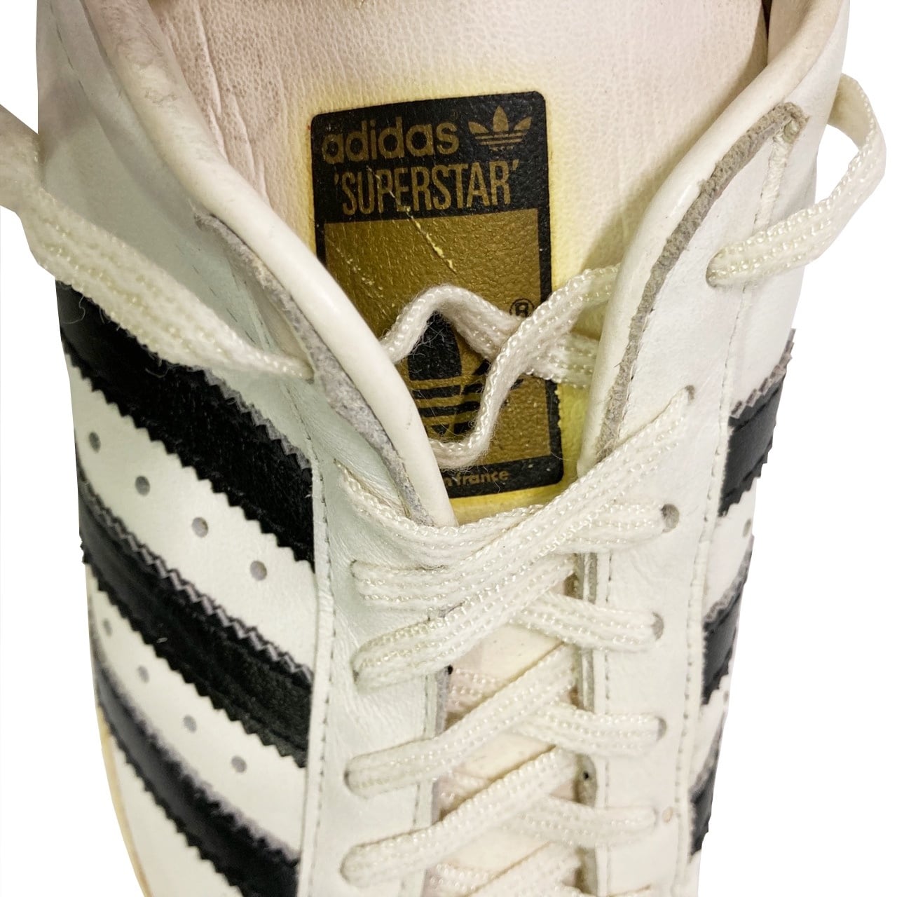 70`s adidas SUPERSTAR フランス製 金ベロ スーパースター SIZE 14 | fovos