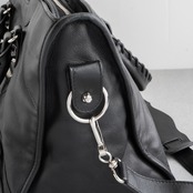 バレンシアガ パートタイム クラシック ラムスキン ブラック レザー