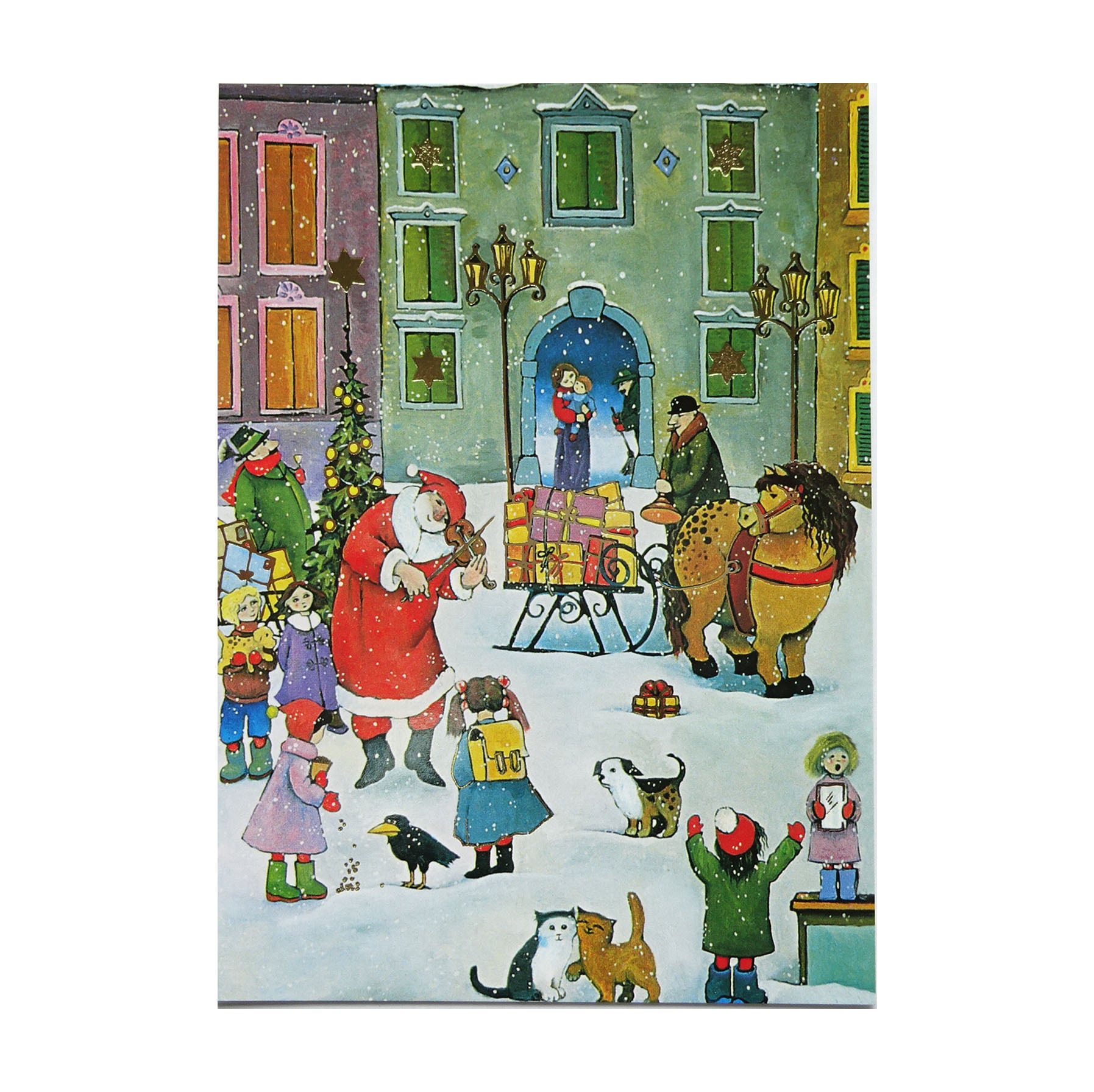 クリスマス ポストカード 欧州各都市のクリスマスマーケットシリーズ