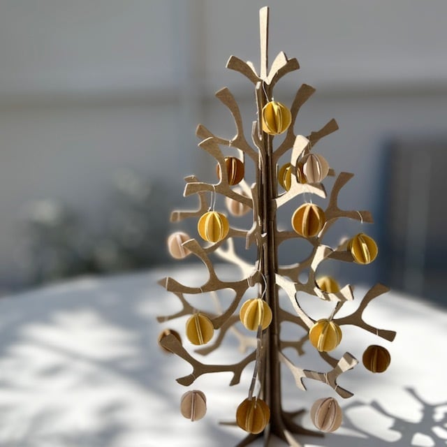 Lovi ロヴィ Momi-no-ki 25cm ナチュラル グレー クリスマスツリー