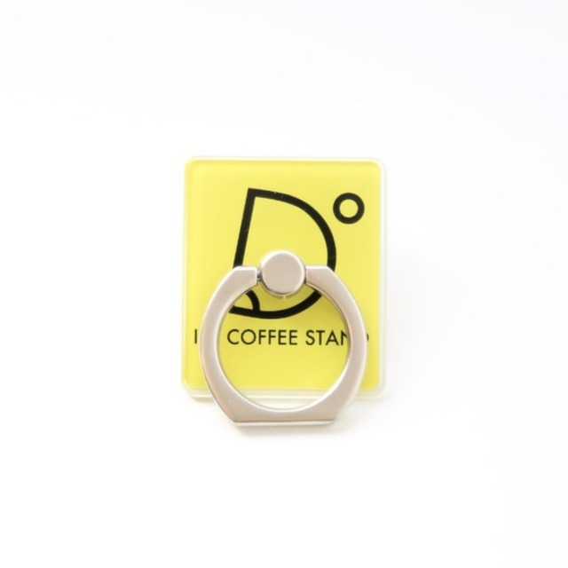 I'm coffee stand Mobile Ring ロゴ（イエロー）