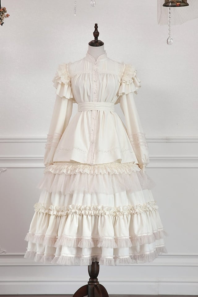 七色ワルツ チュールフリルアンダースカート（ロング） | HoshibakoWorks