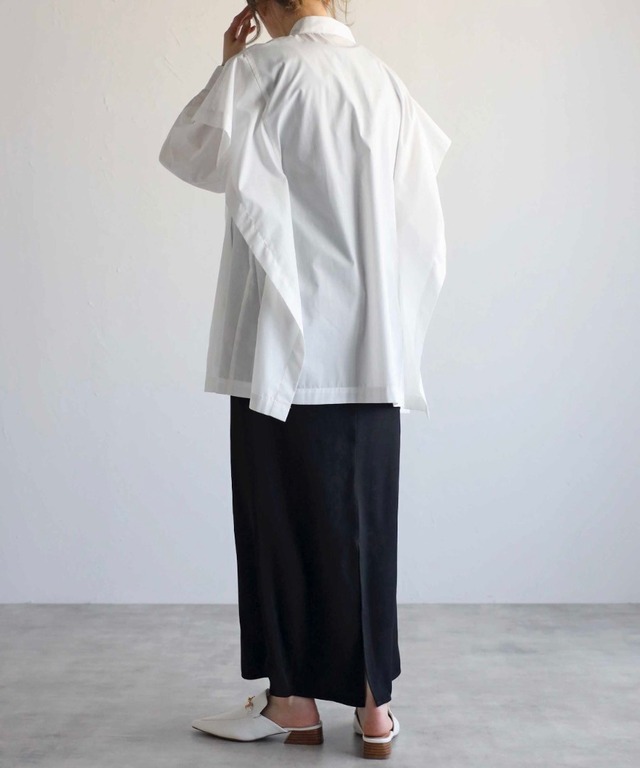 スクエアポンチョシャツ