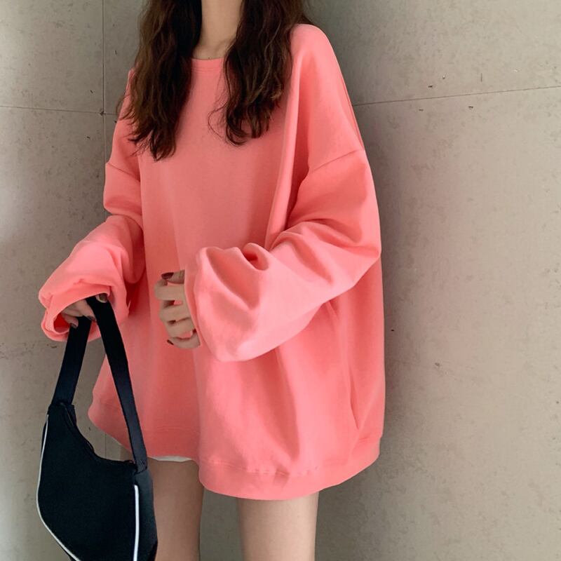 オータムスタイルルーズブラウス セーター レディースウィンタージャケット ロング 秋物 冬物 試着室540472138