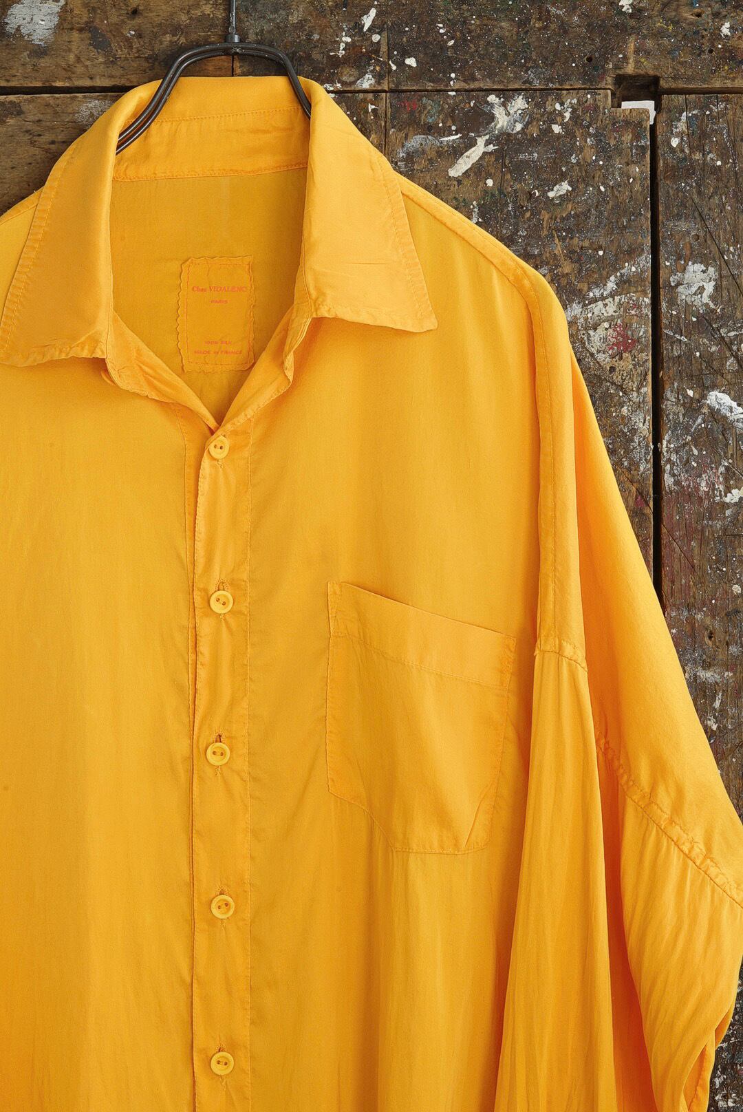 CHEZ VIDALENC - SILK SHIRT AXL / SUNFLOWER | Brownie