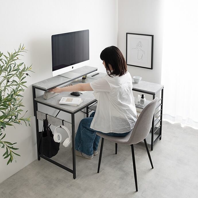 幅120cm】 L字デスク | Voila