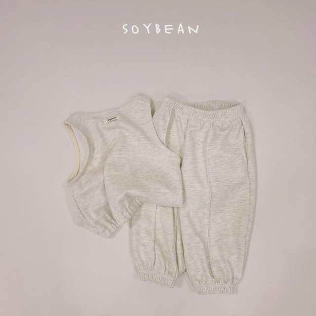 《送料無料》予約:レイヤーベストジョガーセット【soybean】