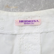 フラメンコ 衣装 トップス ブラウス エルモサ HERMOSA 白 レース 無地 ダンス パーティ 発表会 ホワイト系 フラメンコ衣装 ブラウス トップス 白いトップス レースデザイン エルモサダンス 衣装用 カジュアル ダンスパーティ おしゃれ フラメンコスタイル 発表会衣装 ステージ衣装 ダンスウェア 軽やか