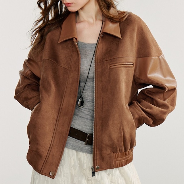 Suede Leather Jacket / スエード レザー ジャケット