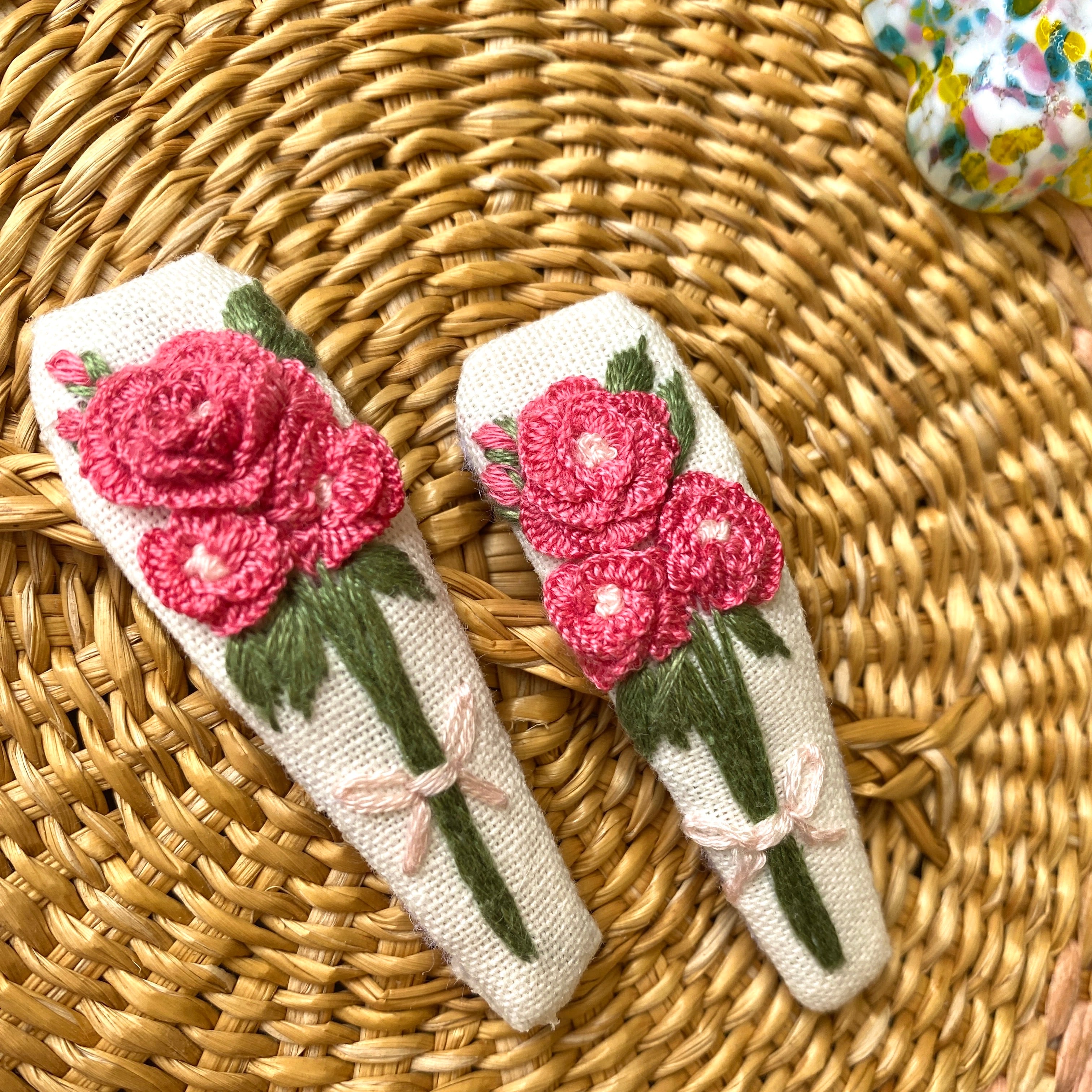 刺繍ヘアピン【ブーケ】｜Ahlam -アハラーム-