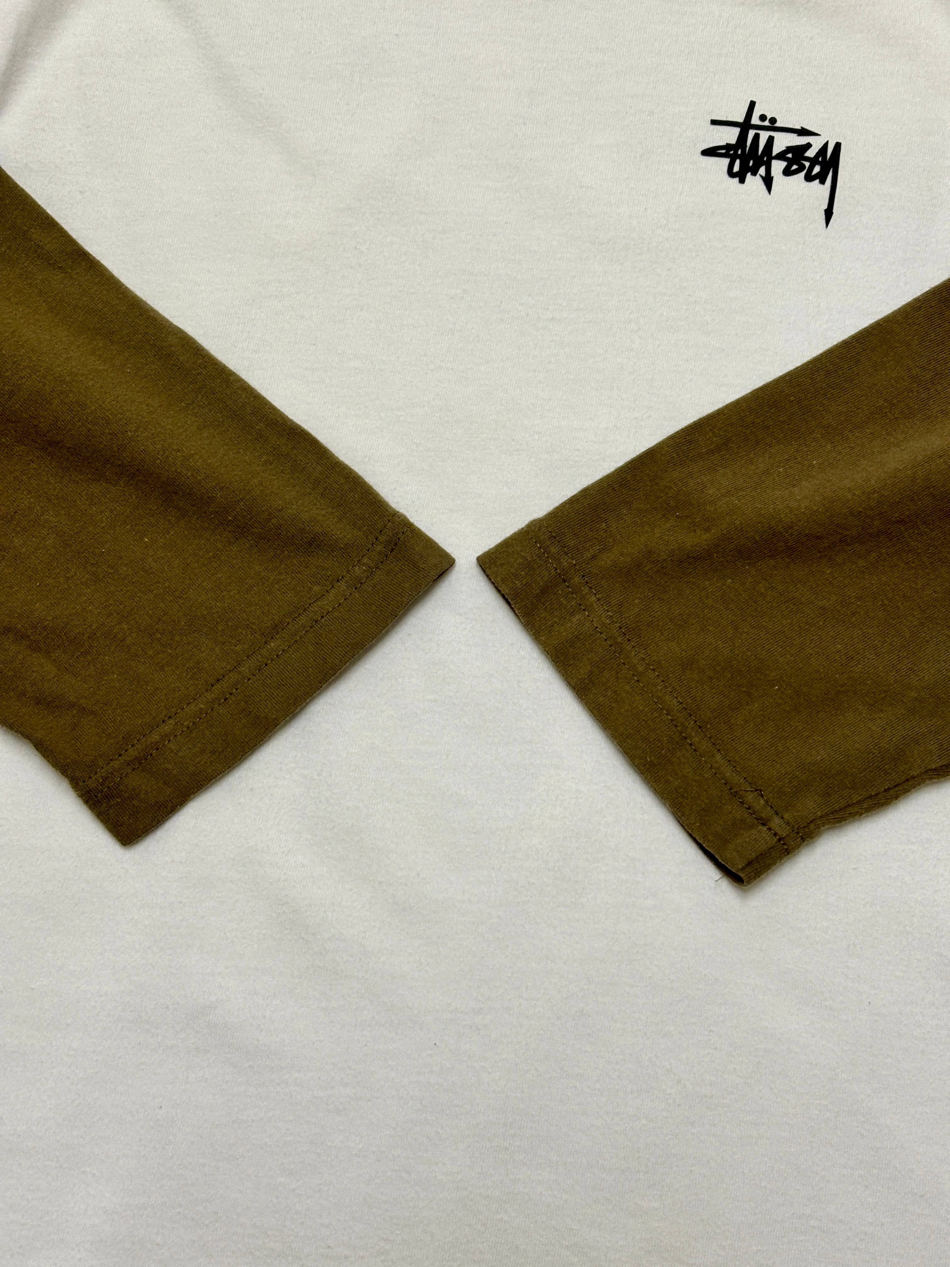 STUSSY × FUTURA/Skull print Raglan Tee/S/スカルプリントラグランT/7