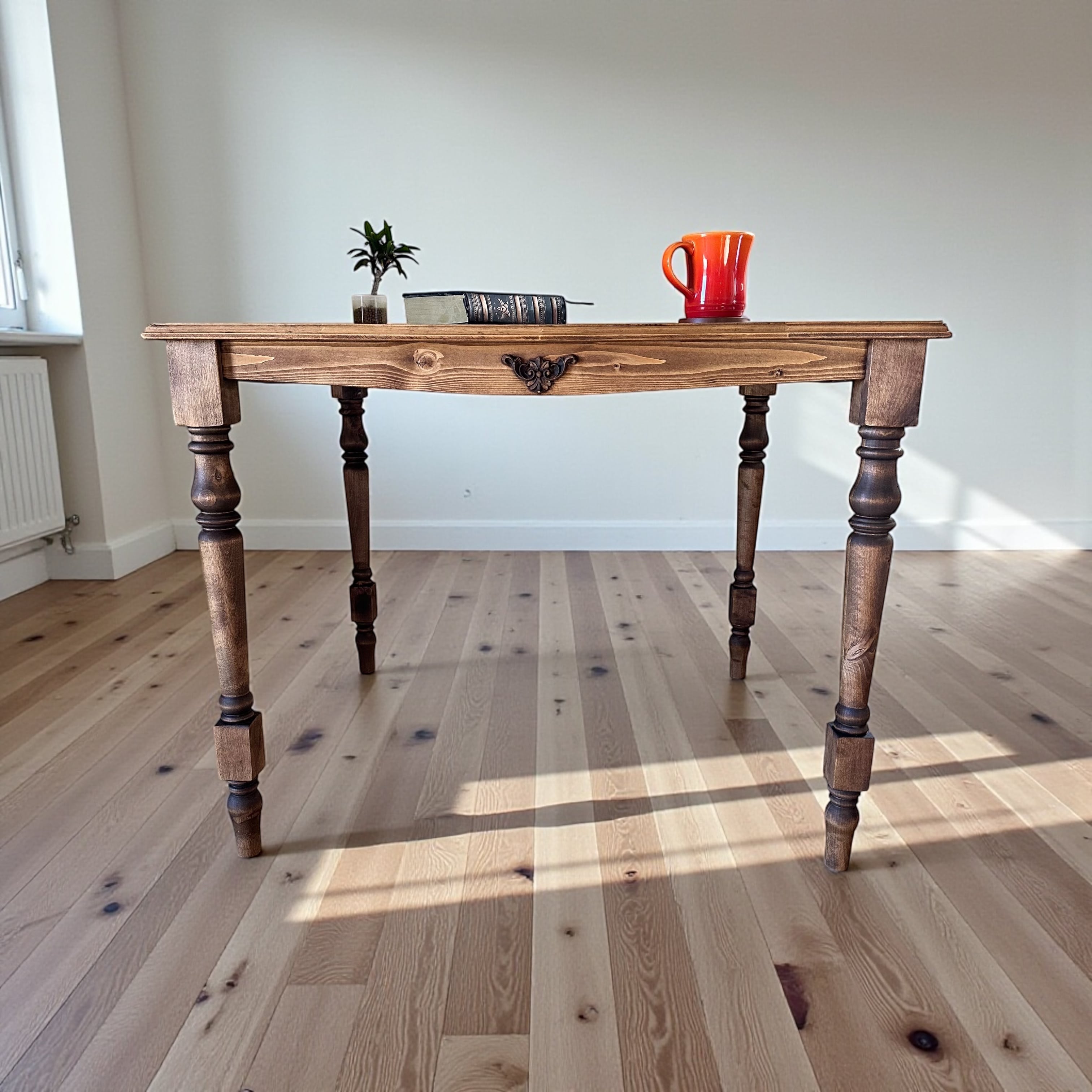 英国 ろくろ脚 ダイニングテーブルA /サイズオーダー可 カラー変更 可