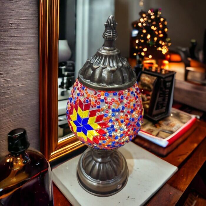 【ビンテージ】花びら型 フラワーランプ デスクライト タッチセンサー式 ビンテージ】花びら型 フラワーランプ デスクライト タッチセンサー式