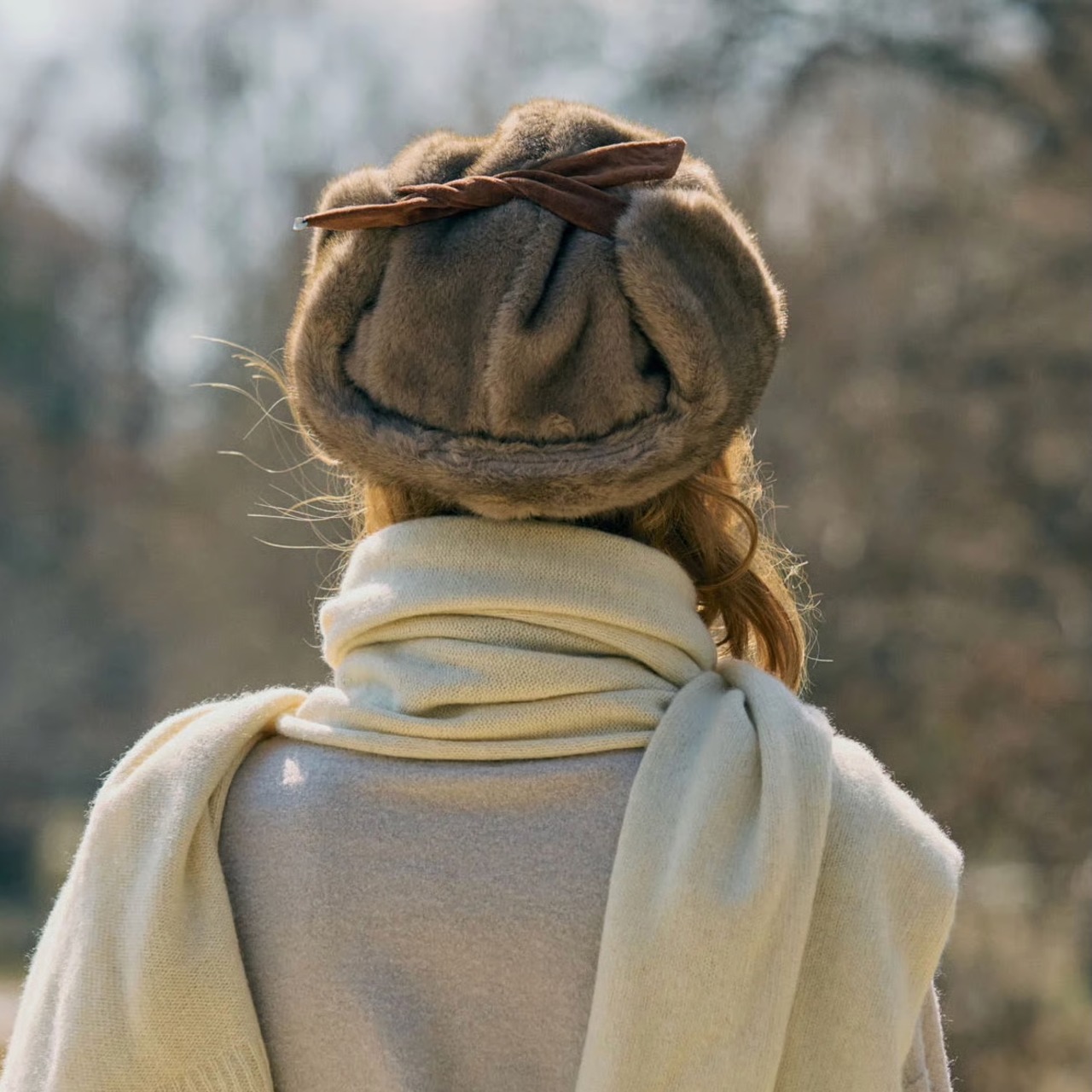 chisaki(チサキ)Homare フェイクファー パイロットキャップ