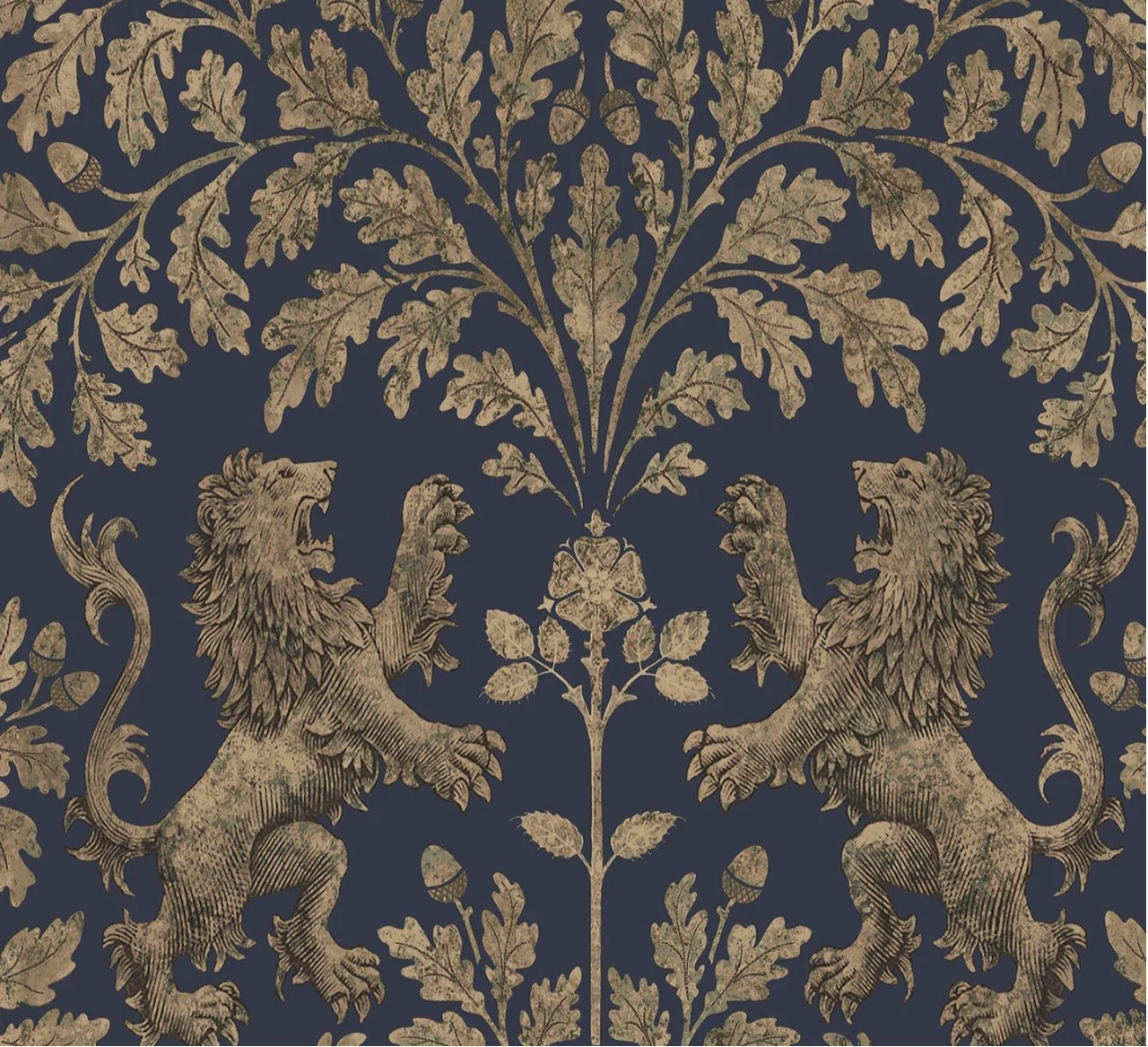 輸入壁紙　Cole & Son Boscobel Oak