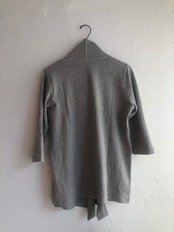 A HOPE HEMP Gatheredカーディガン 3/4 スリーブ