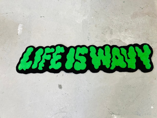 JP THE WAVY × VERDY RUG "LIFE IS WAVY" 110JK0614