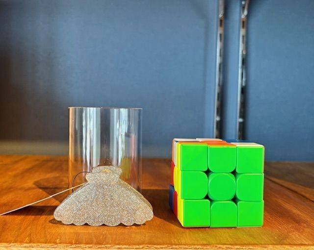 Shell ヘアクリップ 貝 マーブル グリッター