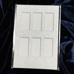 オリオン 色採集マット 和  [しらきぬ・6窓 A]