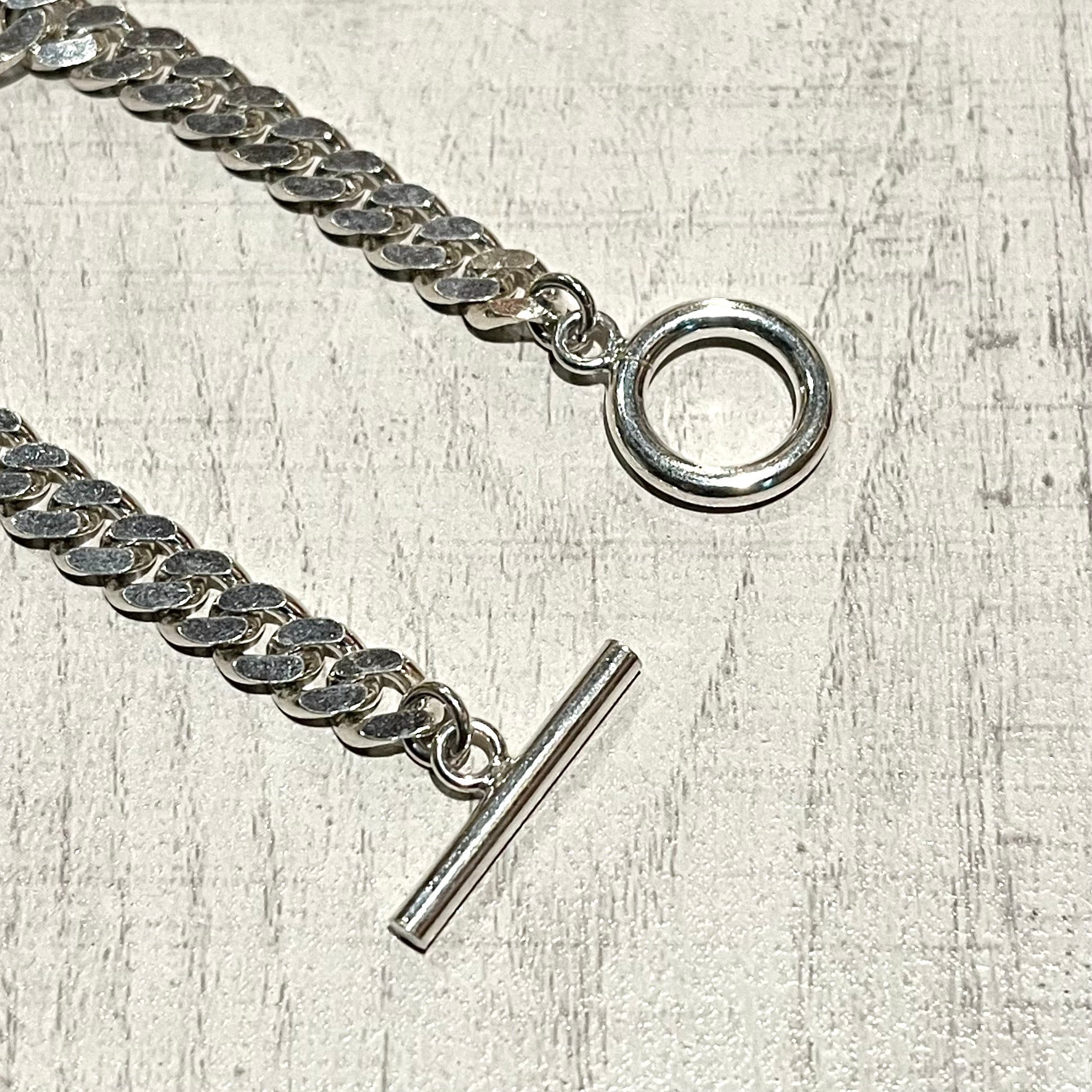 FLAT LINK CHAIN MANTEL BRACELET -SILVER925- マンテルブレスレット