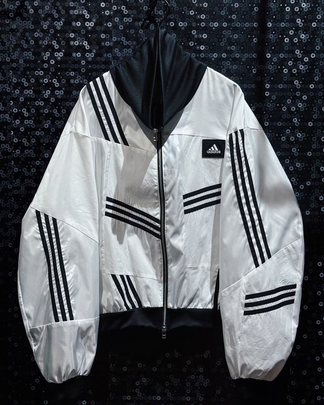 【ÆIEM】Special “original re:make” vintage patch work design High-neck track jacket
