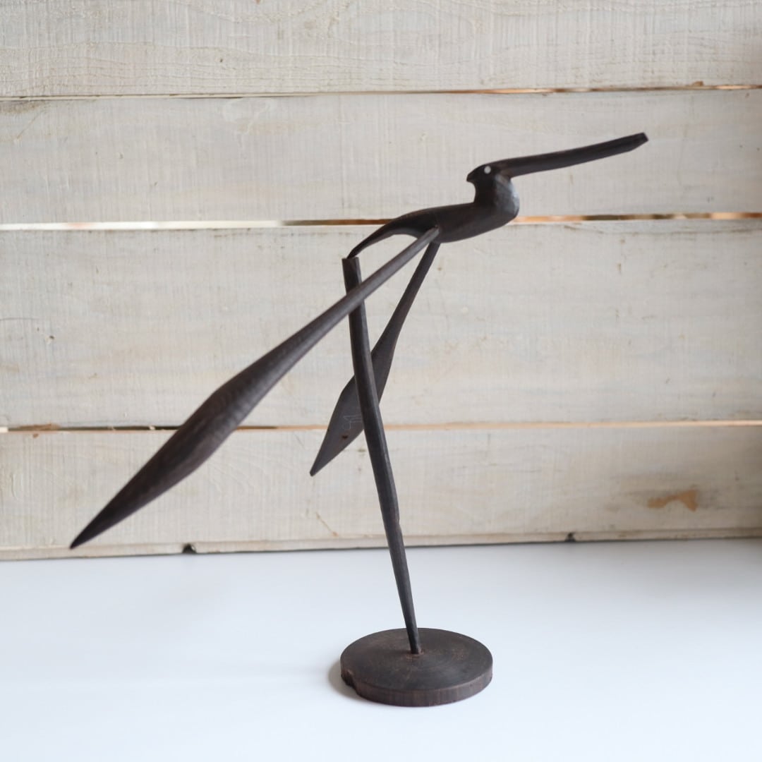 黒檀 Blancing bird