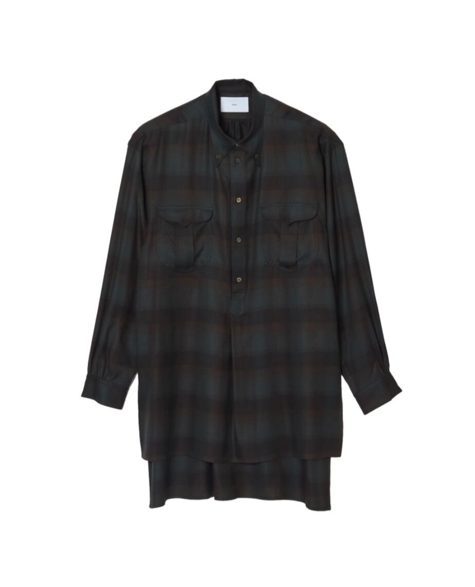 25AW】SUGARHILL PLAID LONG SHIRTS (DEEP GREEN) 25330504 | IAAAM