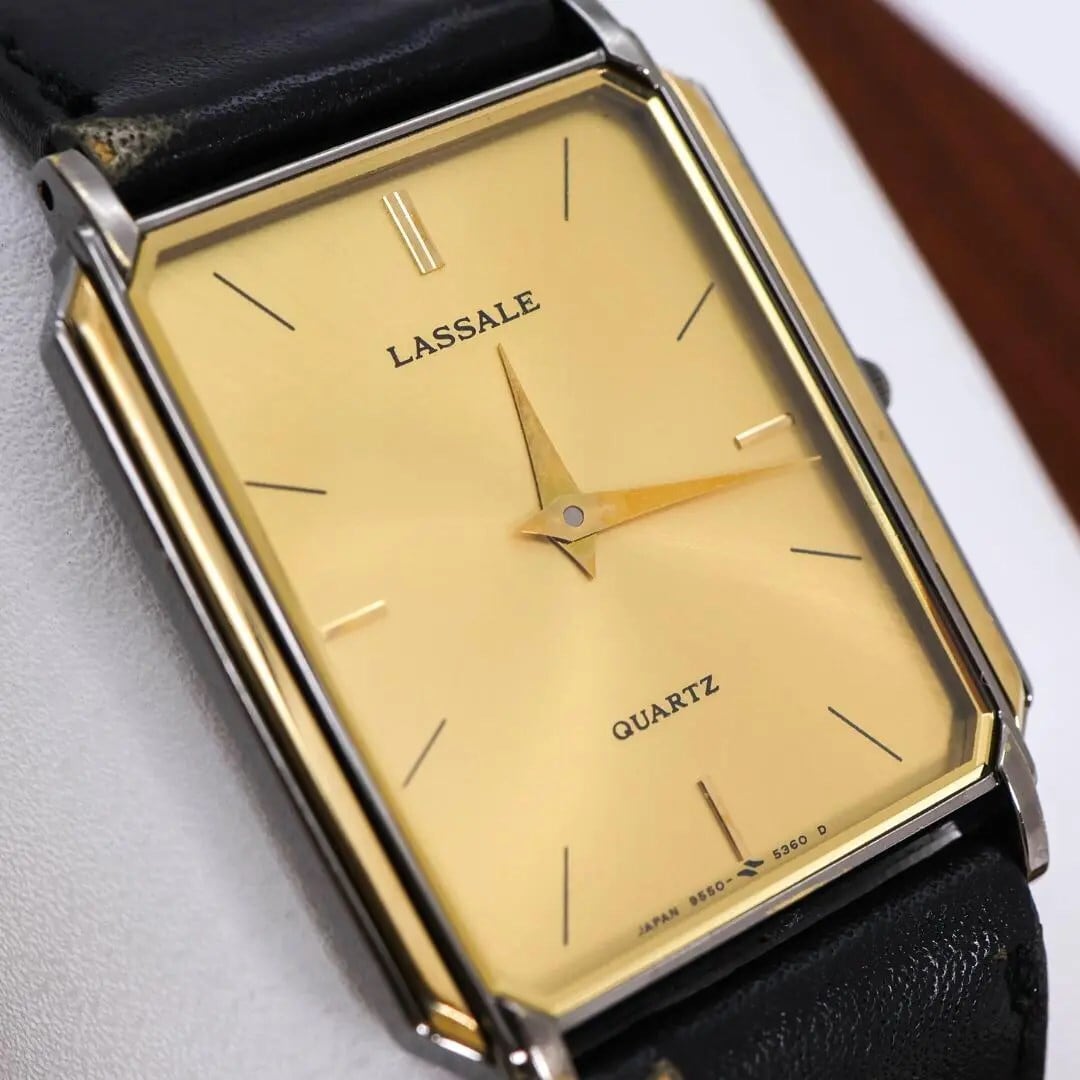 ◇稼働 SEIKO LASSALE 腕時計 薄型 レザー 新品電池 e | Like a ◇稼働 SEIKO LASSALE 腕時計 薄型 レザー 新品電池 e | Like a
