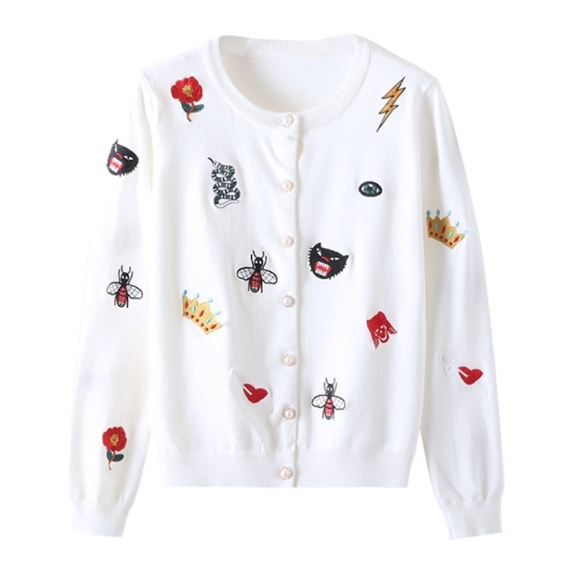 Mix bee cardigan　M2172