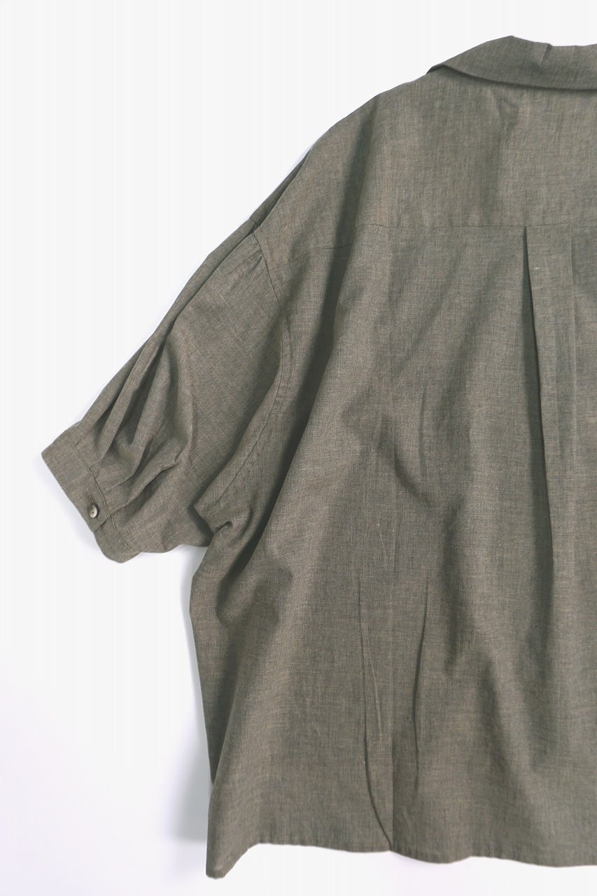 OG Co. Li. Chambray Open Collar Shirt