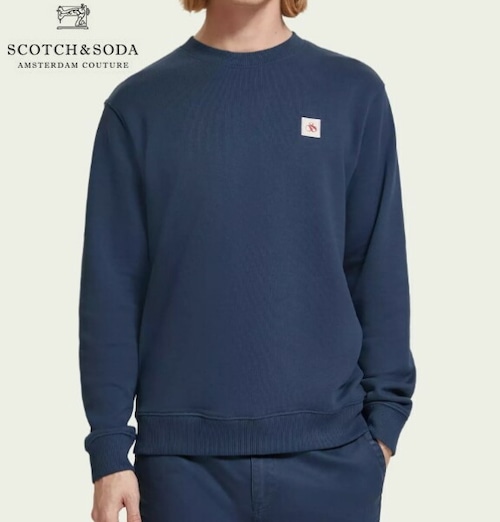 スコッチ&ソーダ スウェット トレーナー プルオーバー メンズ トップス SCOTCH&SODA 282-80805 ネイビー