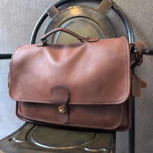 ［USED］OLD COACH Turn Lock Briefcase No.052-8009 MADE IN USA