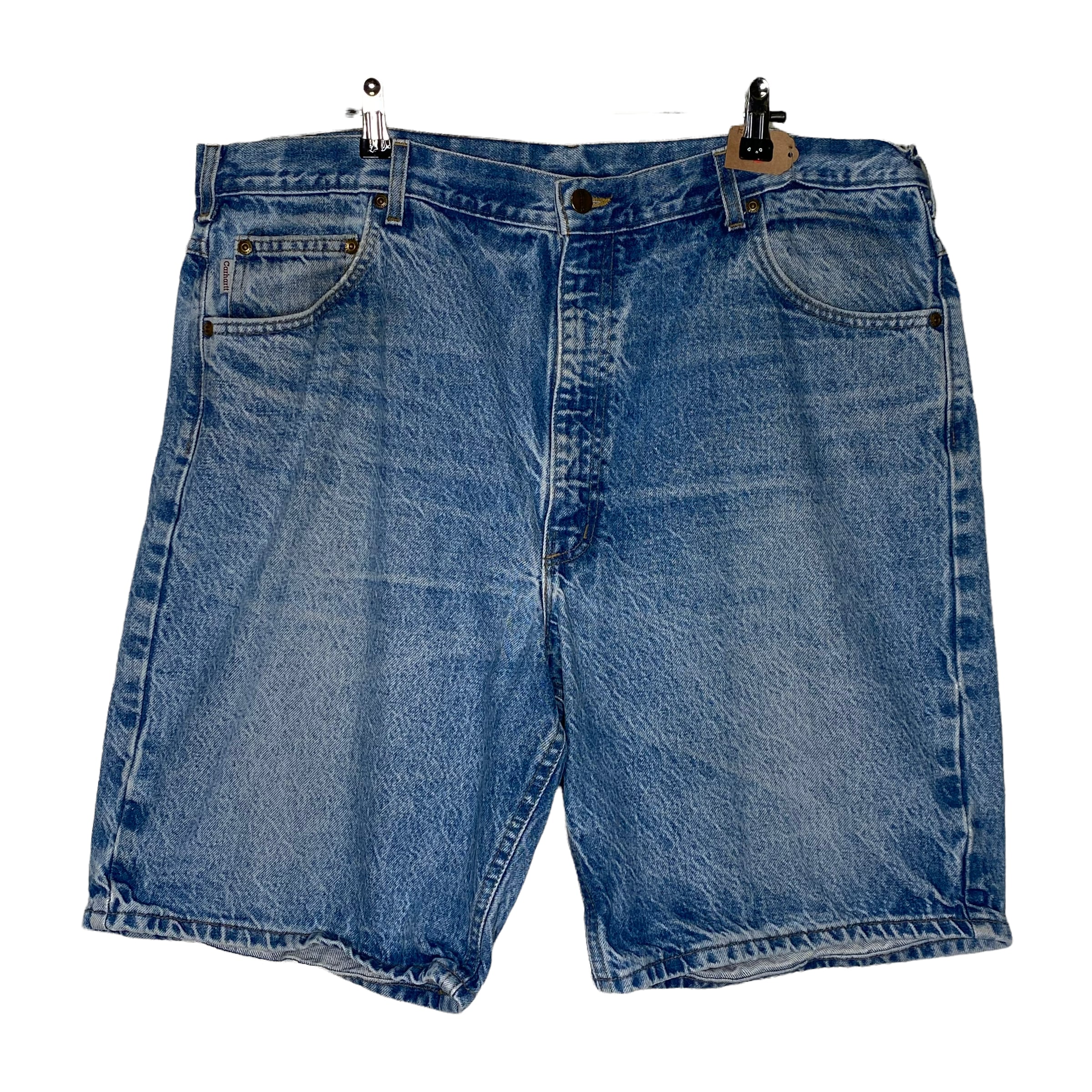 Carhartt 【Made in USA 】デニムショーツ W42 革パッチ 状態 Carhartt 【Made in USA 】デニムショーツ W42 革パッチ 状態