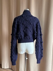 MOUNUE wool knit bolero-4402-10