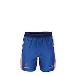 Manu Samoa Rugby 2021 Gym Short Blue