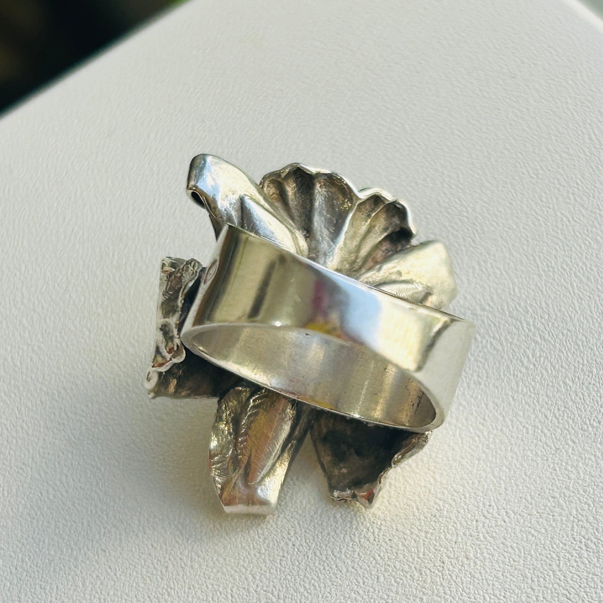 シルバー925 LARGE 3D FLOWER リング（13号） | Milo Antiques & Vintage