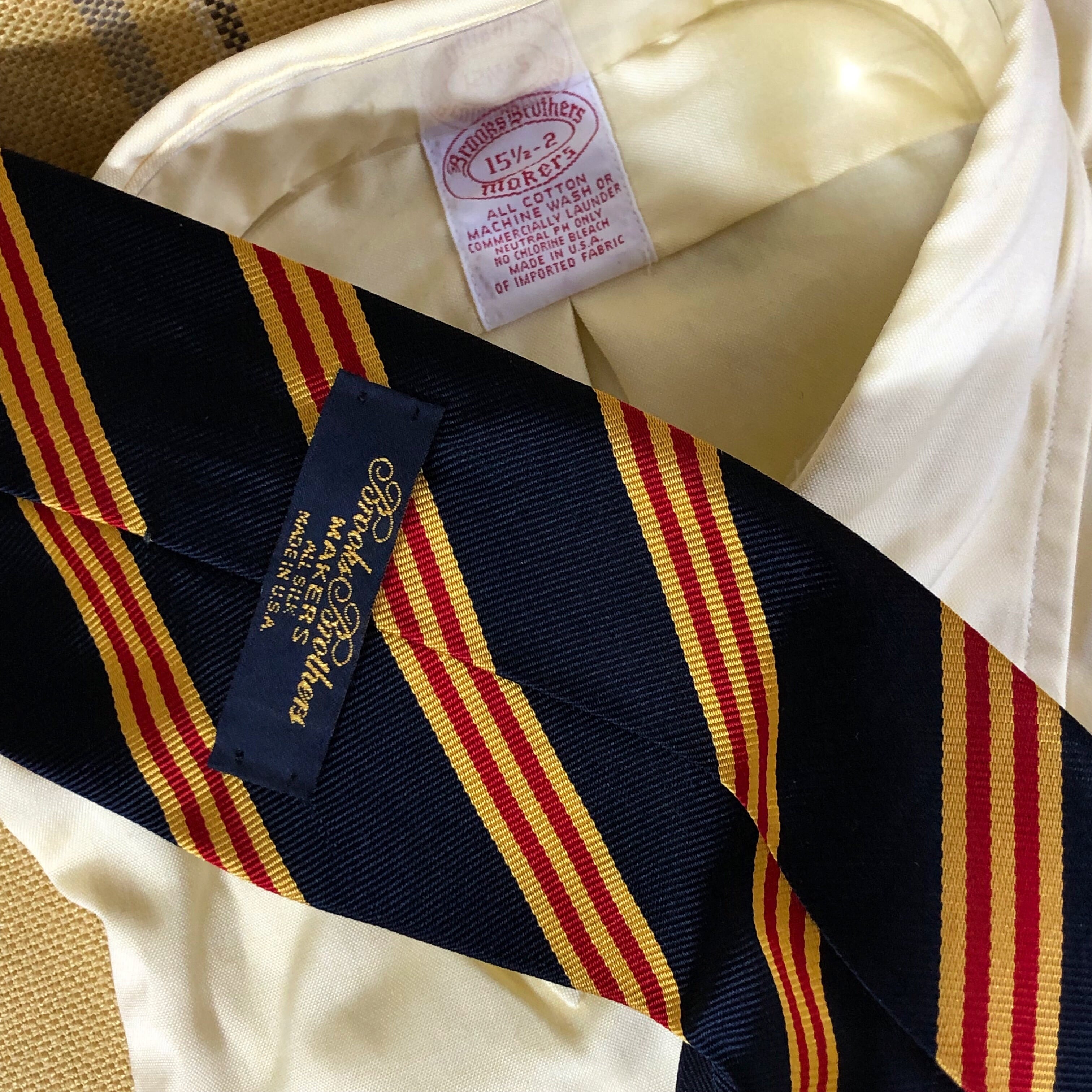 90s USA製 BrooksBrothers ポロカラーシャツ 名作 レア NOS(デッド品) 90年代 Brooks Brothers ポロカラーシャツ アメリカ製