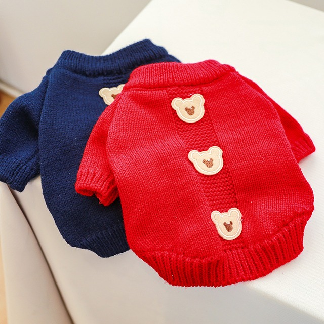 新作　犬服　ニット　セーター ドッグウエア　犬　猫　猫服 　ペット　ペット用品（XS-XL）
