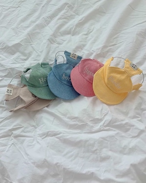 予約販売 Confetti Naming Ball Cap 帽子 ( お名前刺繍) 韓国犬服 Cozyrosyday