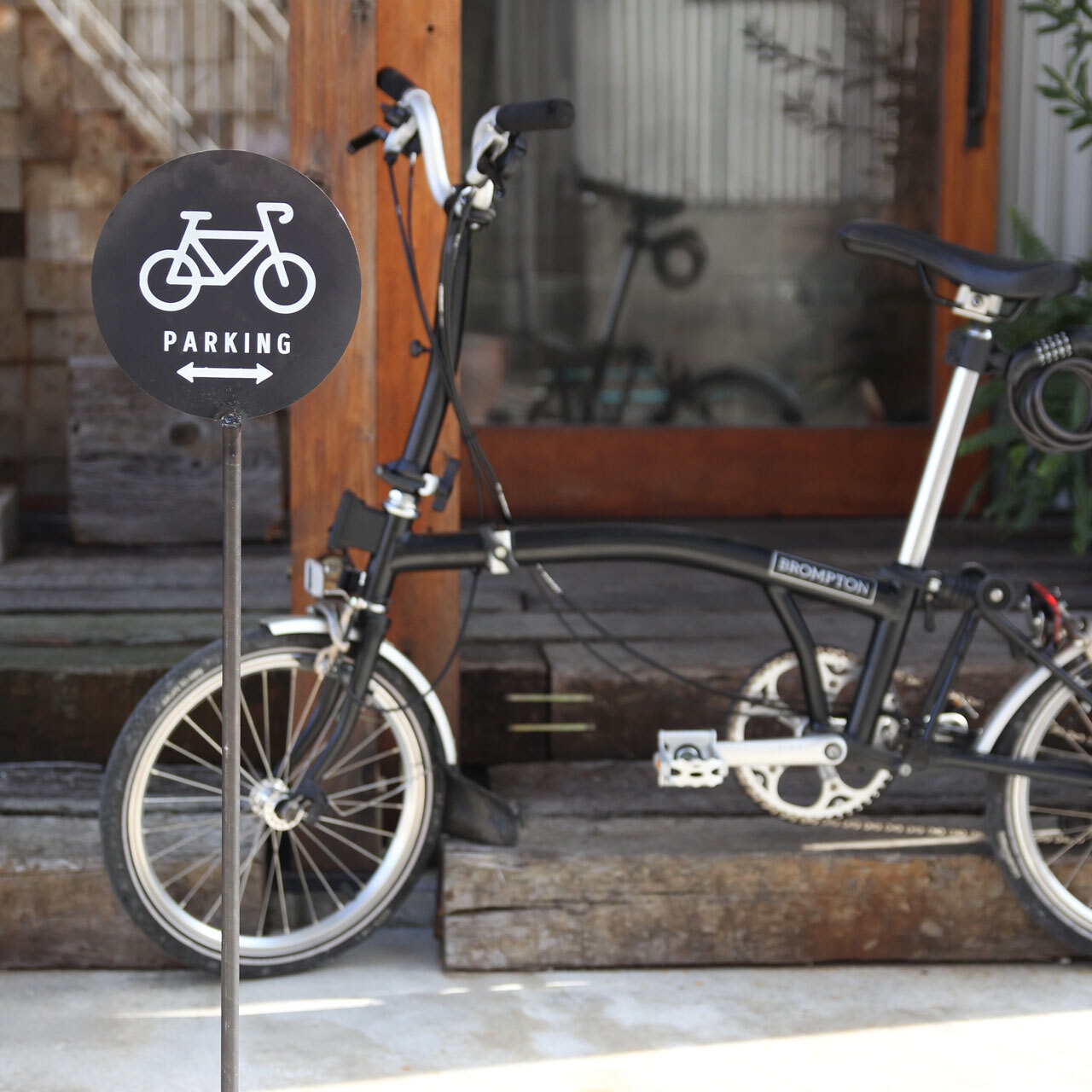 STAND SIGN -BICYCLE PARKING- /スタンドサイン/看板/駐輪場/アイアン製/送料無料(北海道・沖縄・離島除く)