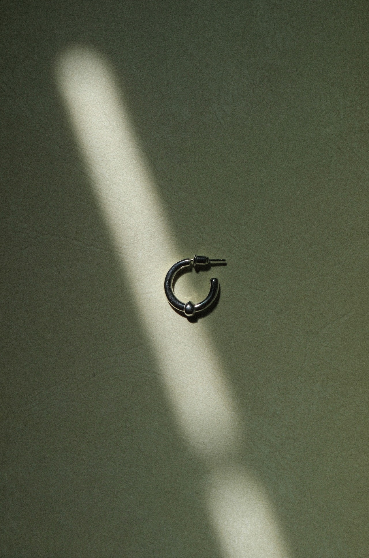 Silver925 Drop Hoop Pierce "Once"