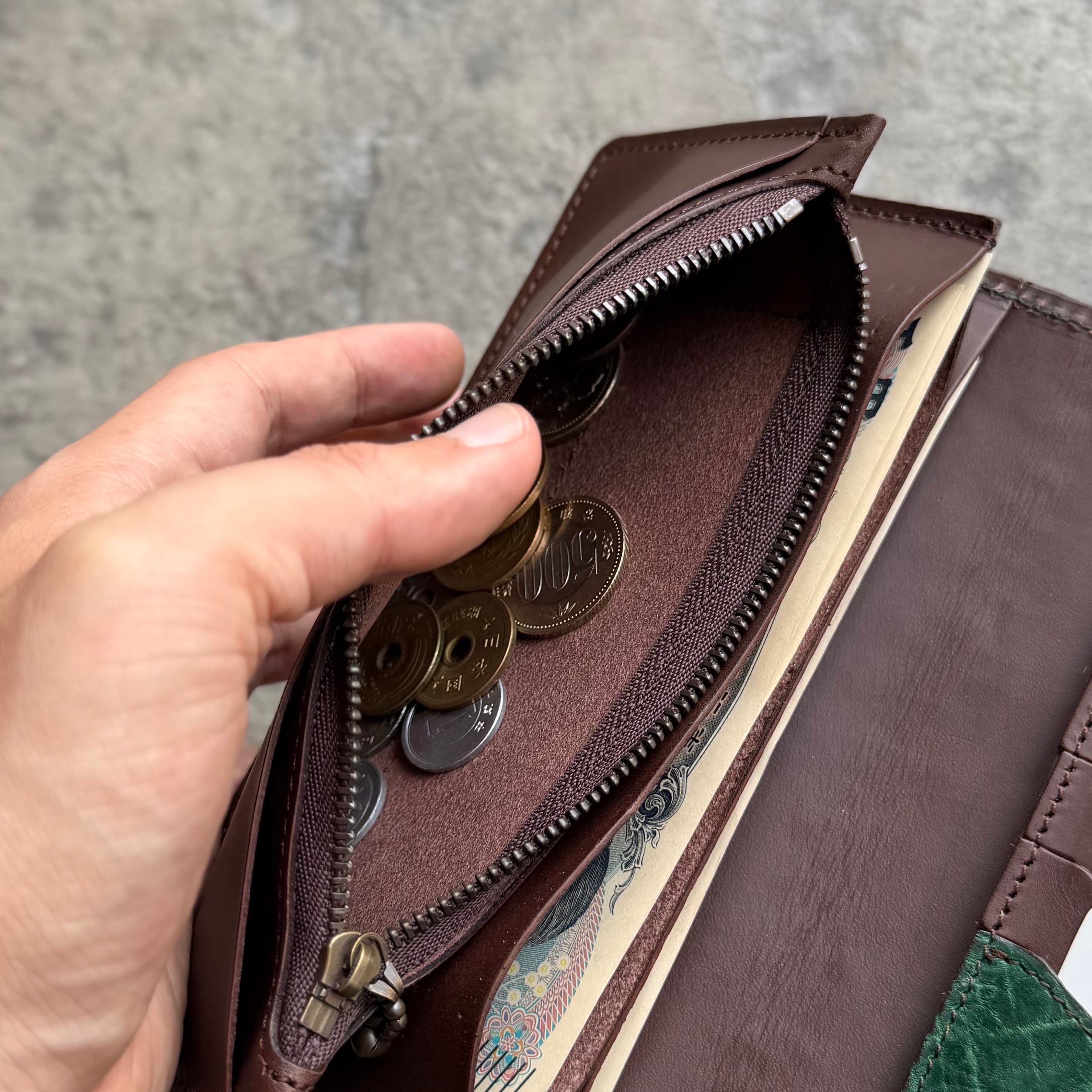 限定商品】ウォレット スタンダード ヒポポタマス(ハンターグリーン