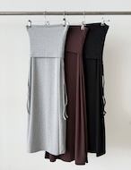 【新作5%OFF・3日間】Side-Shirring Stretch Skirt_3colors