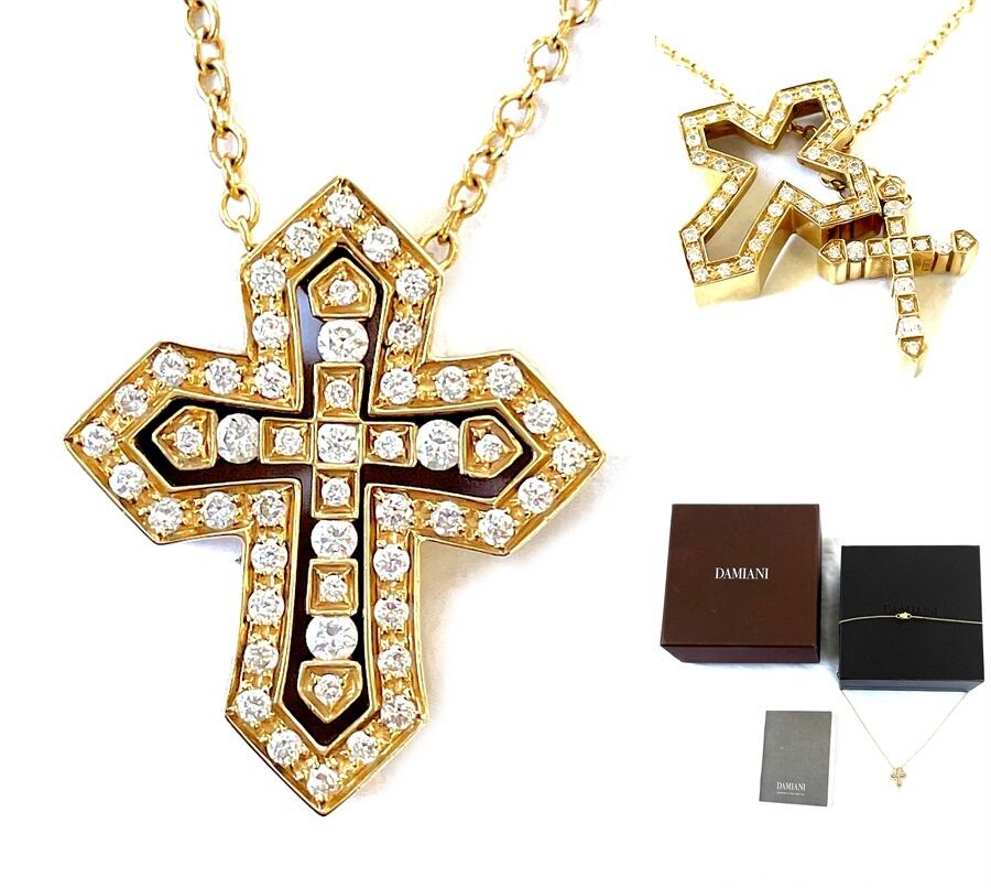 DAMIANI ダミアーニ ベルエポック クラウン イエローゴールド ダイヤモンド ネックレス Sサイズ K18YG